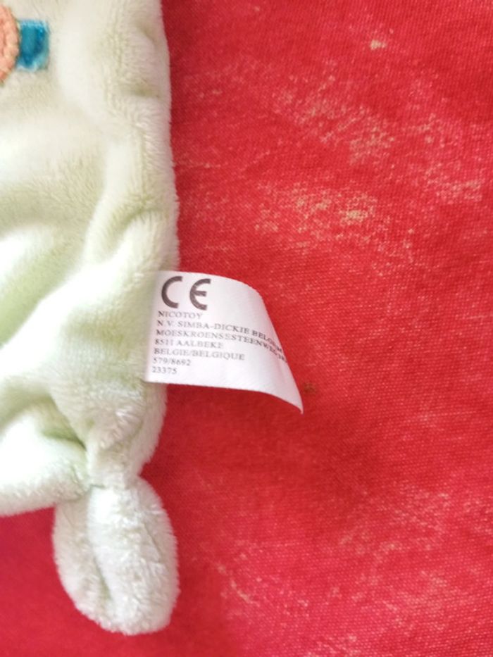 Doudou plat souris Nicotoy Simba - photo numéro 4