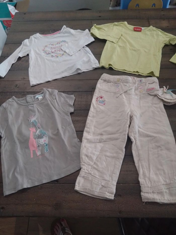Lot de vêtements bebe 2 ans été