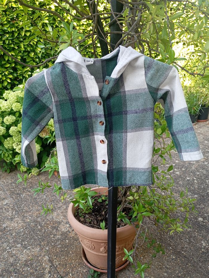 Veste/chemise avec capuche Shein 2/3 ans