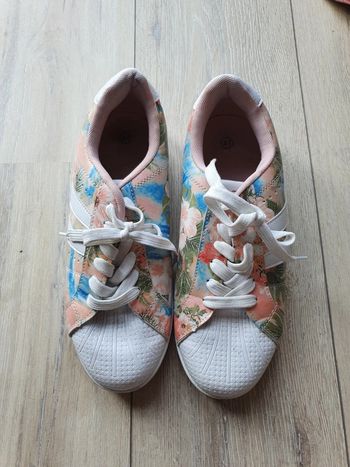 Baskets fleurs