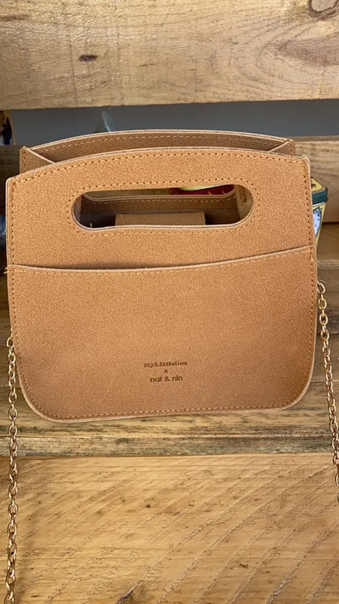 Sac bandoulière beige neuf Nat et Nin - photo numéro 2