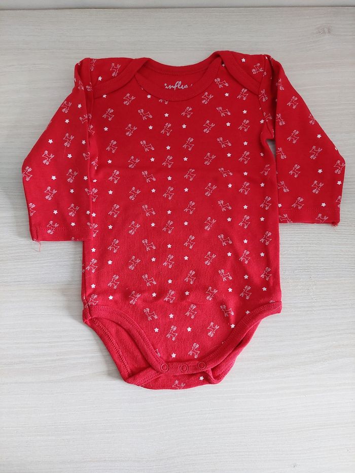 Lot de bodys de Noël fille 12mois - photo numéro 2