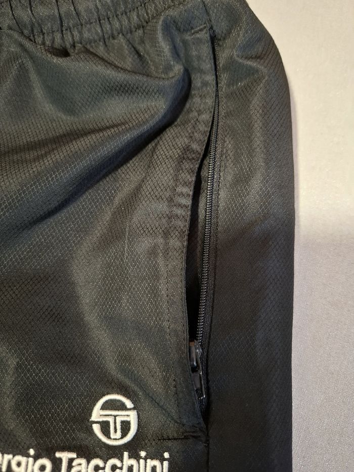 Beau bas de survêtement homme XL Sergio Tacchini noir très bon état - photo numéro 9