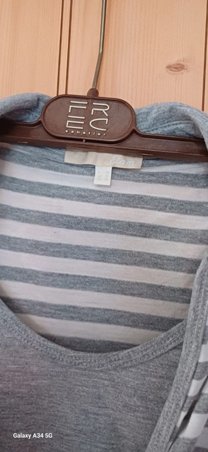 Tee shirt rayés - photo numéro 6