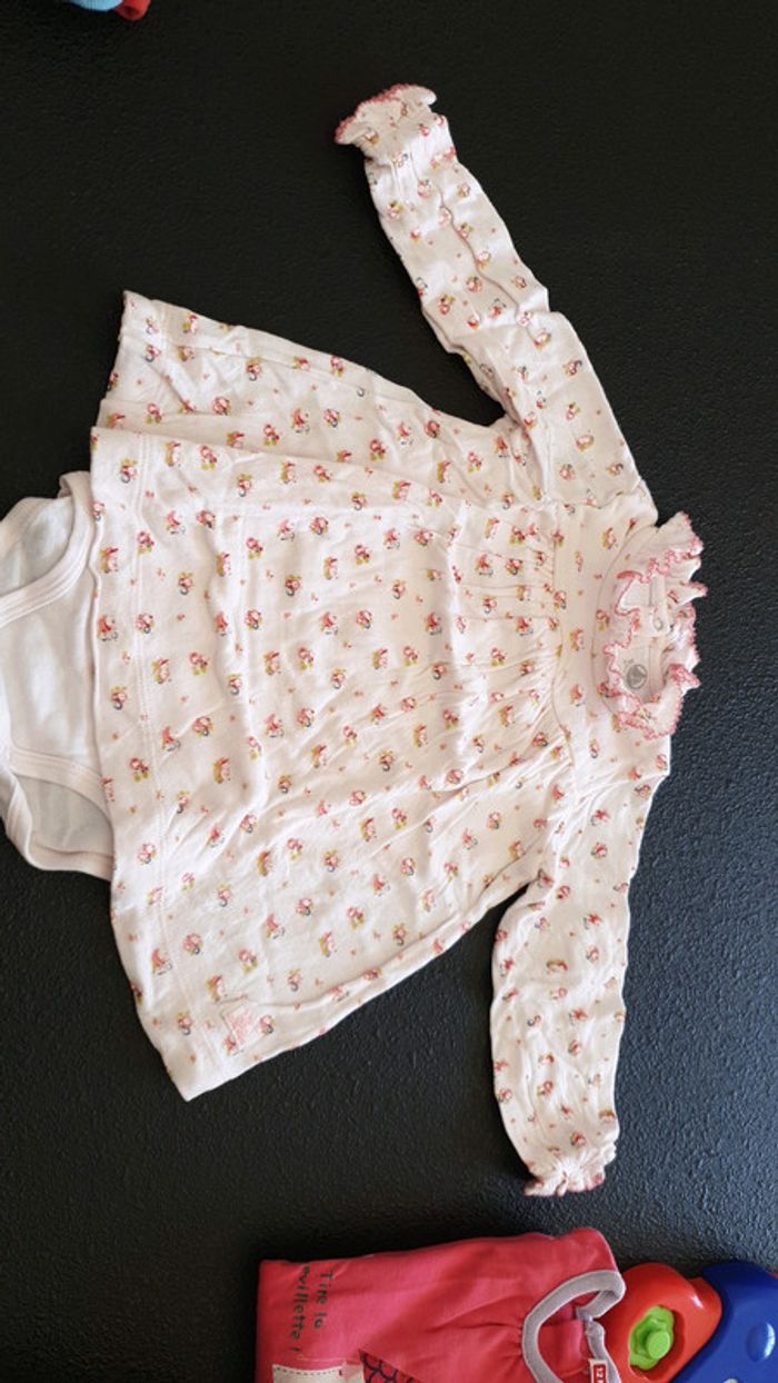Blouse avec body 12m