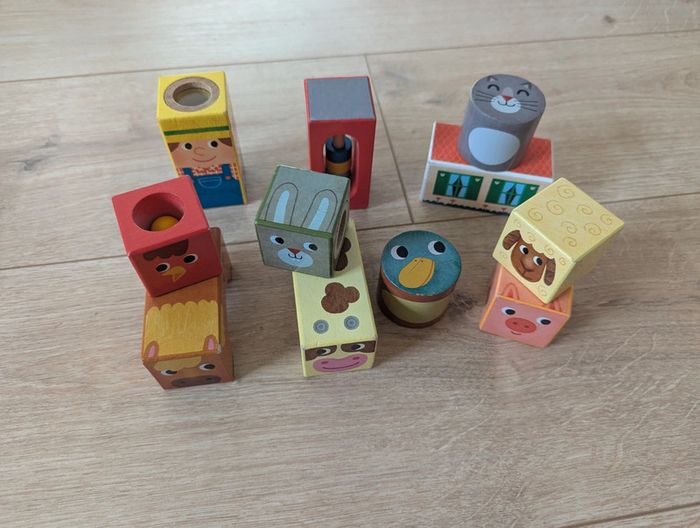Cubes sensoriels Vilac ferme
