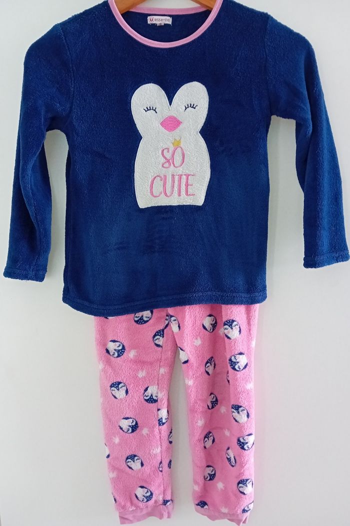 Pyjama d'hiver U essentiel 8 ans bien chaud - photo numéro 2
