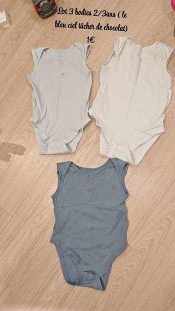 3 bodies été 2/3ans 