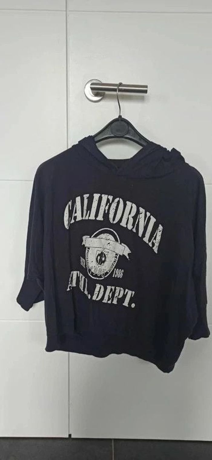 Sweat fin manches 3/4
