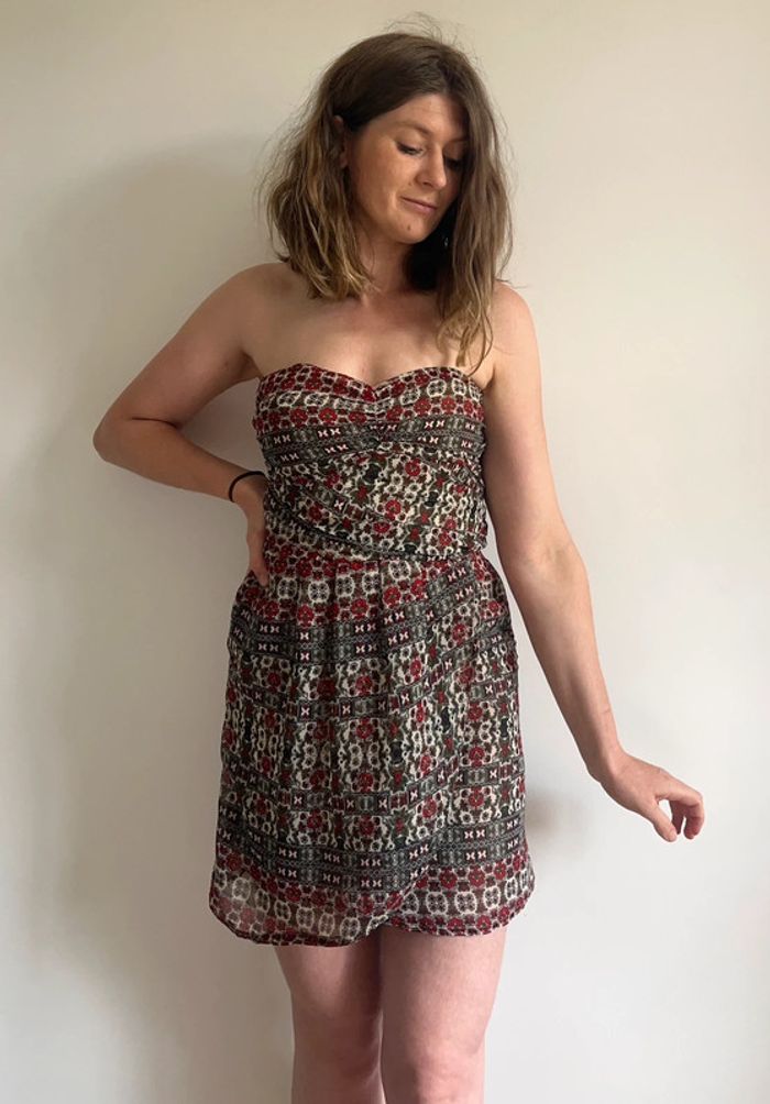Robe bustier mango