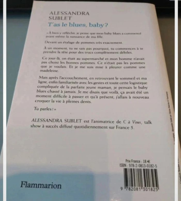 T'as le blues baby Alessandra Sublet - photo numéro 2