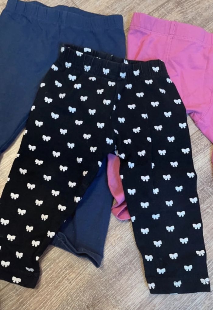 Lot leggings fille