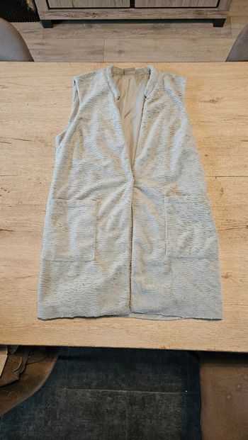 Gilet long sans manche gris clair, Vero Moda, taille 40