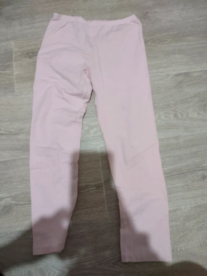 Legging fin rose 8 ans
