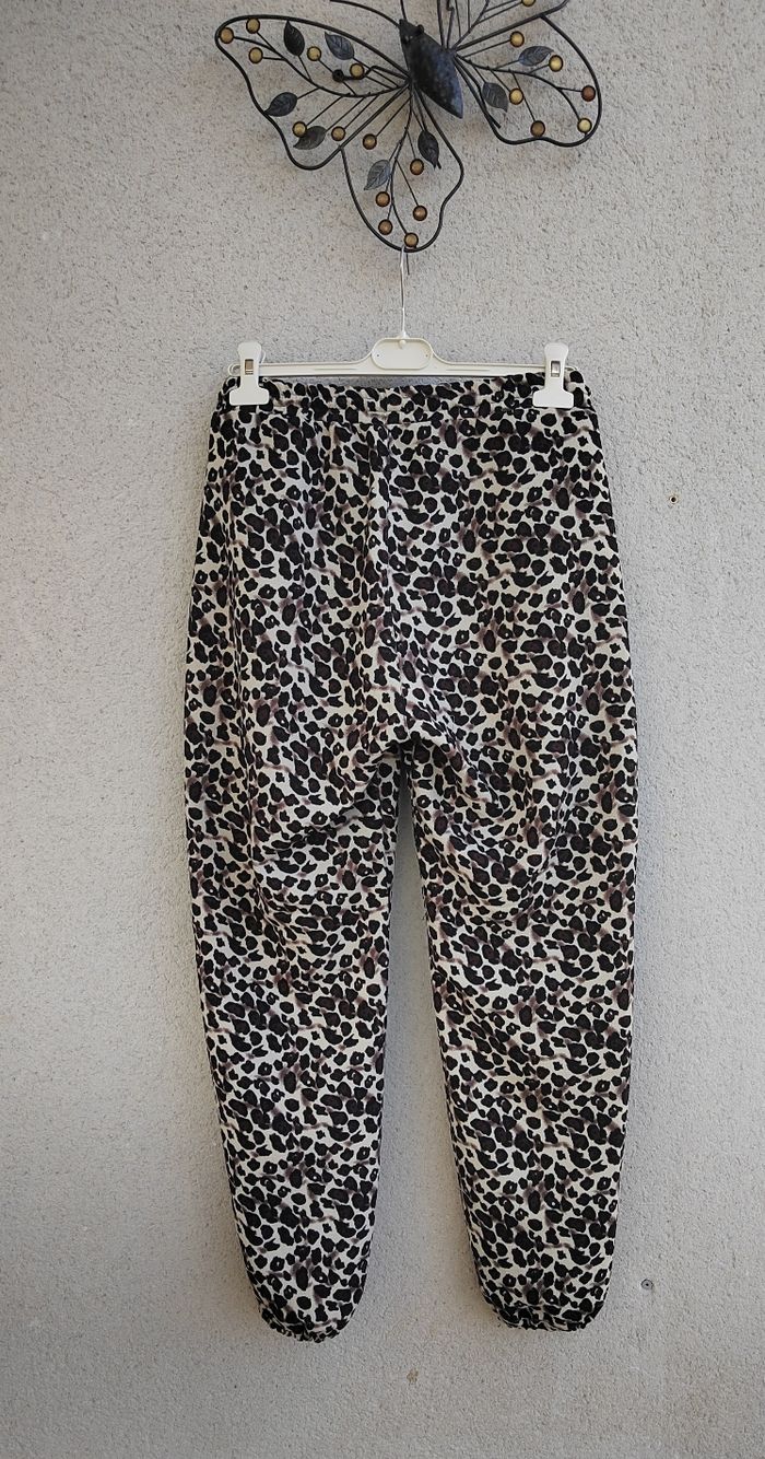 Pantalon imprimé léopard femme – Taille 46/48– tendance et confortable - photo numéro 6