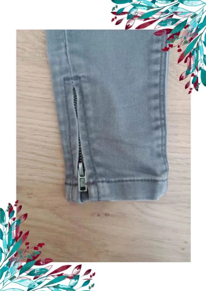 Jean gris fille 4 ans - photo numéro 3