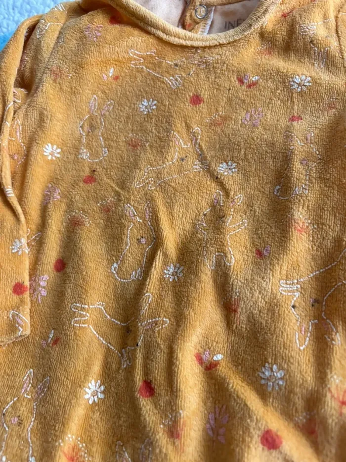 Lot pyjamas velours fille 12 mois - photo numéro 6