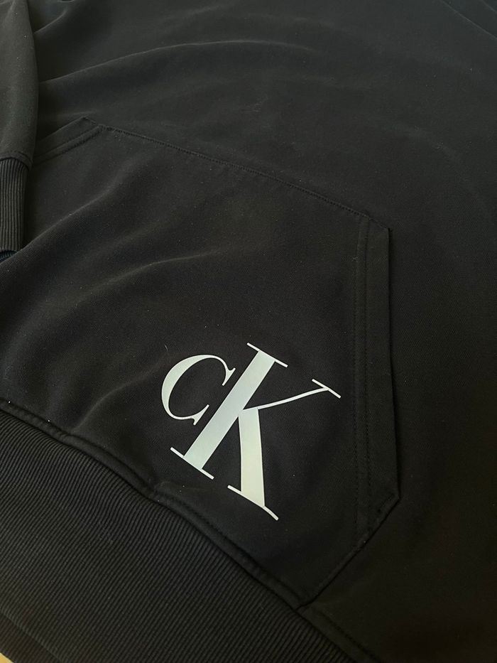 Sweat à capuche Calvin Klein noir – Taille L – Très bon état - photo numéro 4