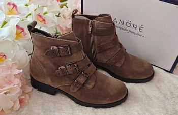 Bottes Bottines Cuir Zip André T34