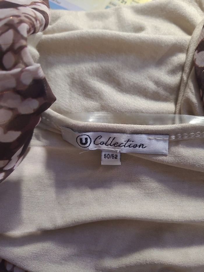 T shirt voile doublé grande taille - photo numéro 7