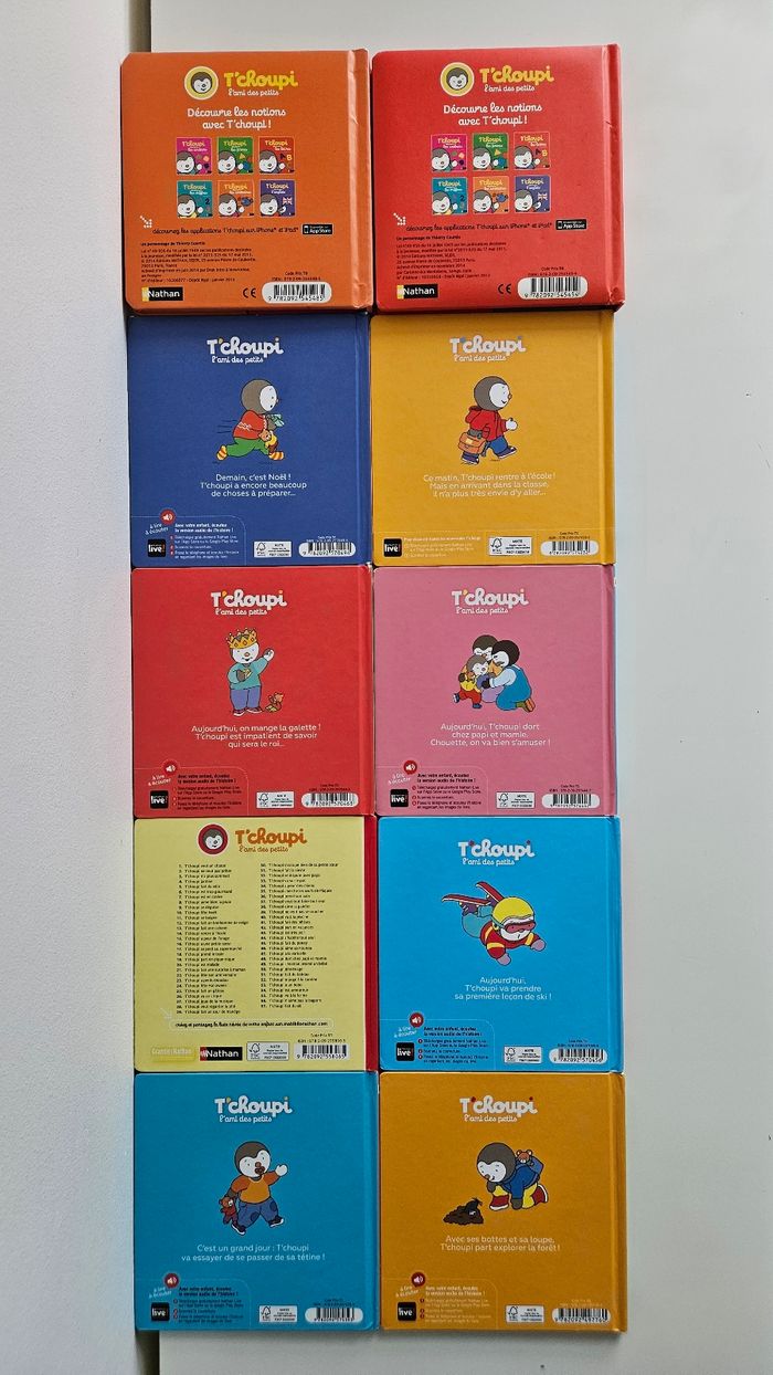 Lot 10 livres T'choupi - photo numéro 2