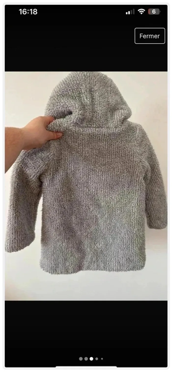 Manteau veste hiver 36 mois, tex - photo numéro 3