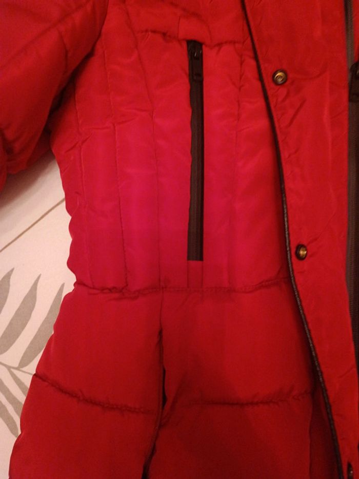 Manteau rouge femme - photo numéro 5