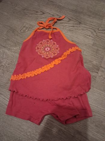 Combi short 12 mois été 