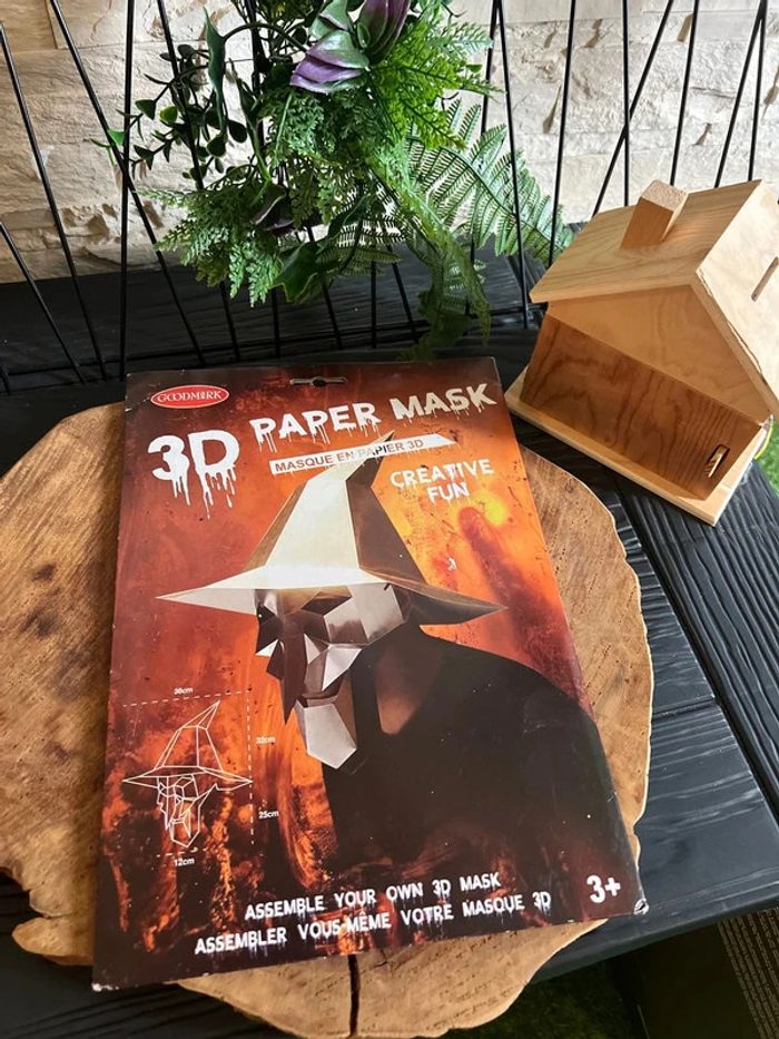 Masque à Assembler - 3 D - Halloween