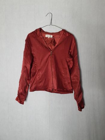 Bombers bordeaux satiné