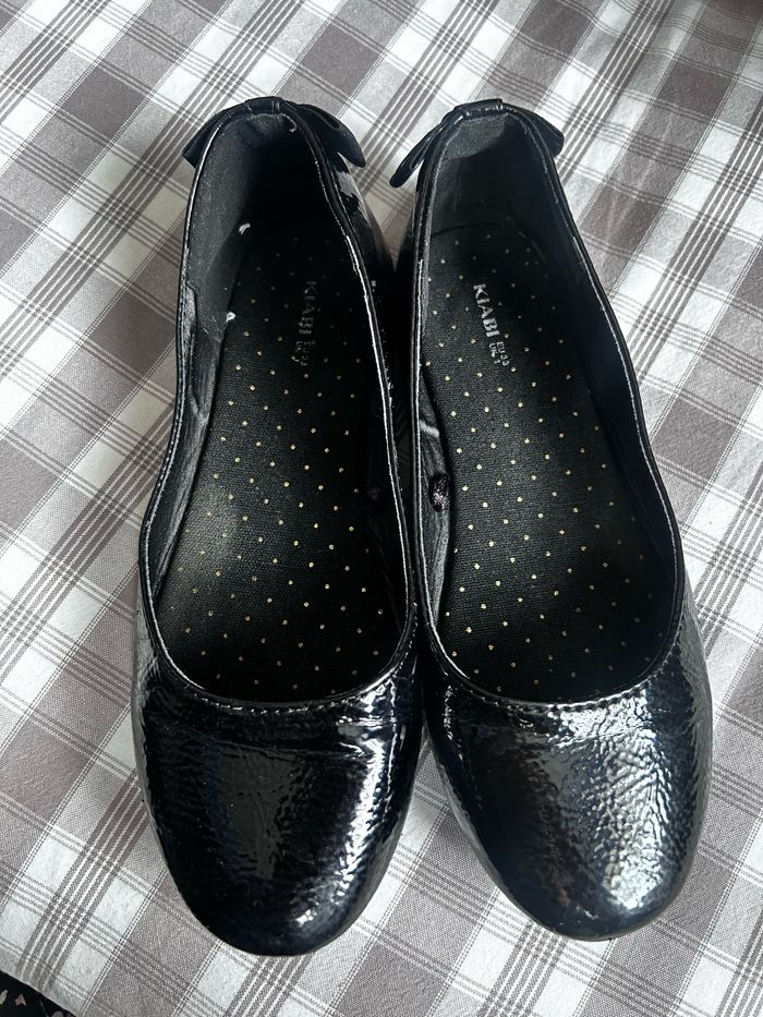 Ballerines vernis noires fille - photo numéro 3