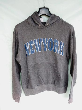 Sweat à capuche mixte New York Taille S