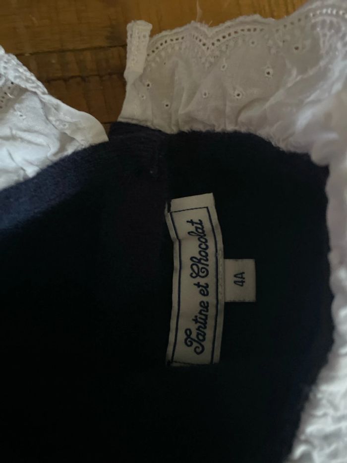 Pull en laine tartine et chocolat - photo numéro 3