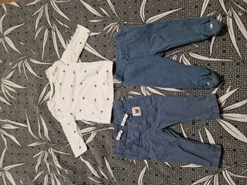 Ensemble haut 2 pantalons