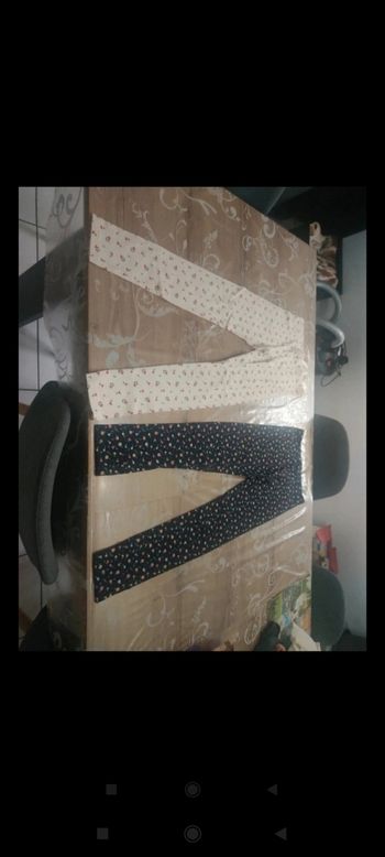 2 leggings longs fille 10 ans