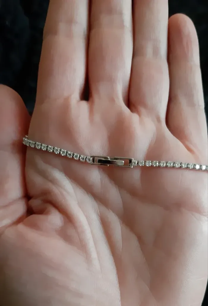 Magnifique parure collier, bracelet, bague et boucles d'oreilles Belle Miss en cristaux (strass) - photo numéro 10