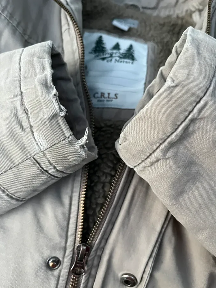 Manteau cyrillus taille 10 ans beige - photo numéro 6