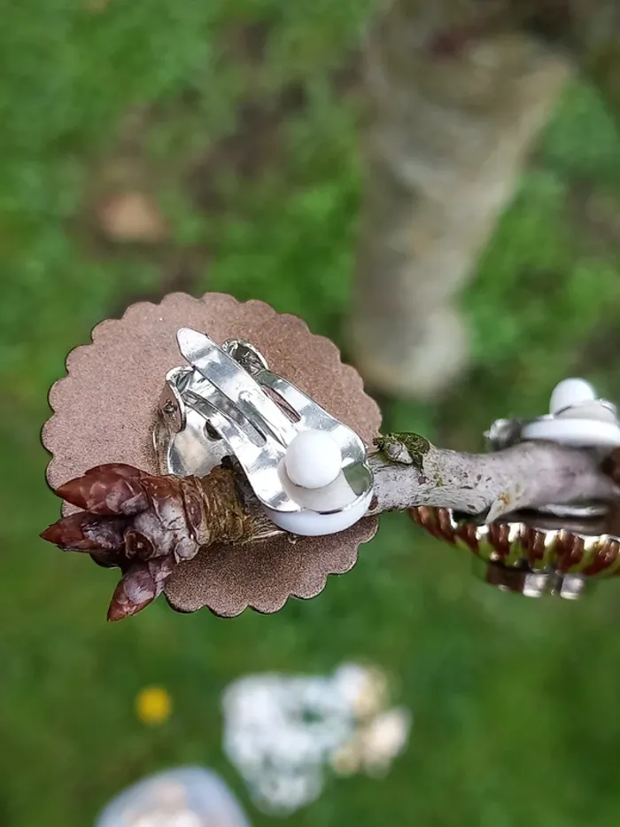 Boucles d'oreilles fantaisie a clip - photo numéro 4