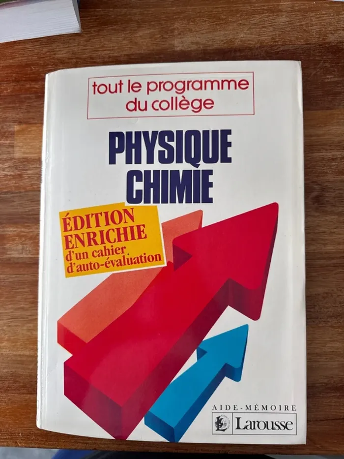 Livre tout le programme du collège, physique chimie