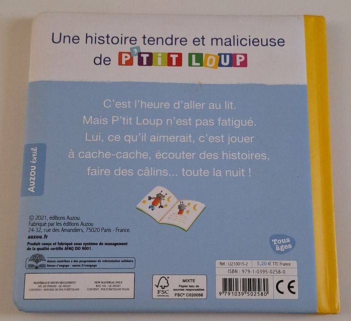 P'tit loup ne veut pas dormir - photo numéro 2