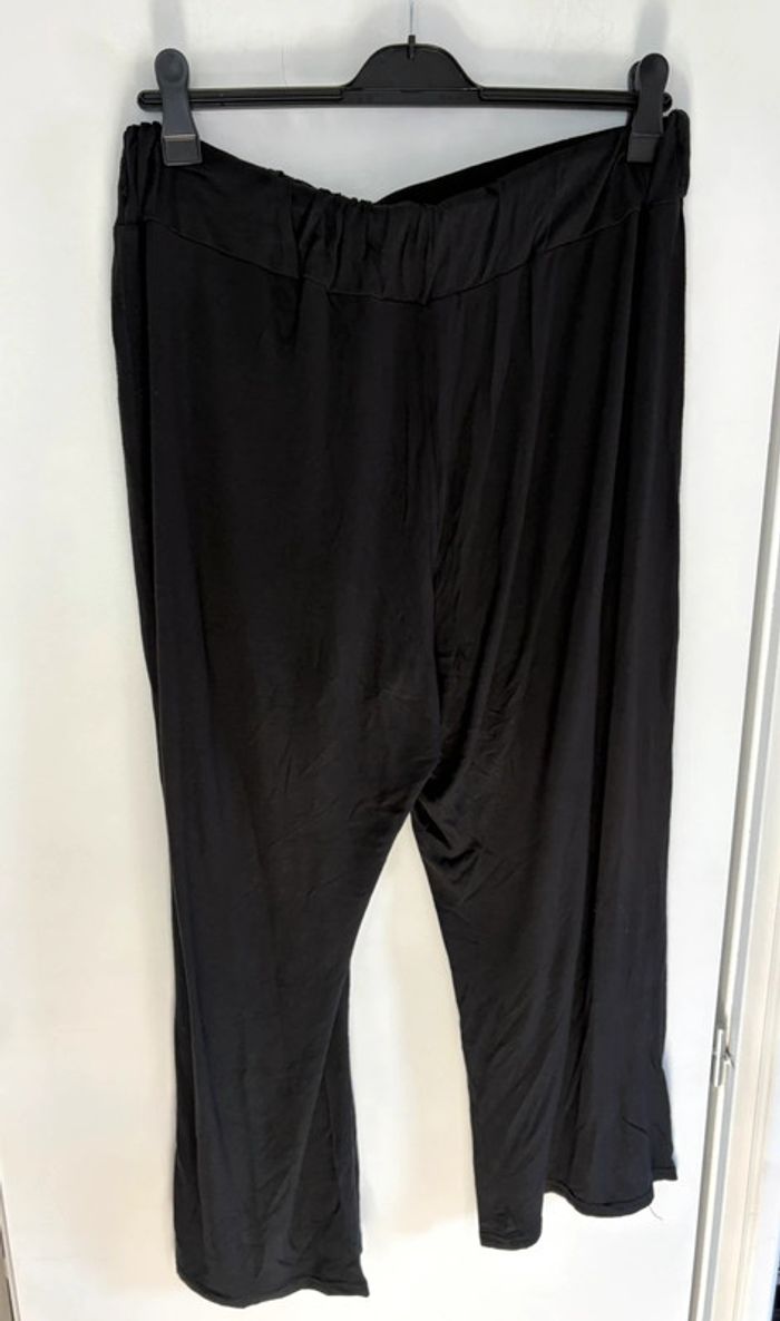 Pantalon noir élastique fluide et ample grande taille 50 - photo numéro 2