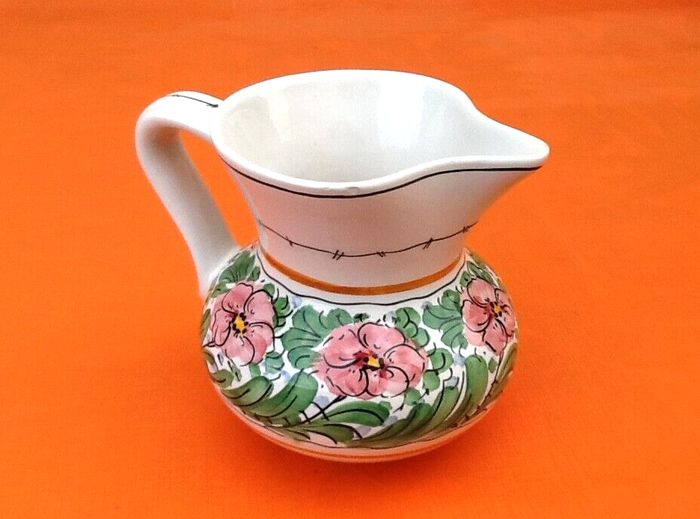 Pichet Année 1950 Céramique polychrome Ghirla (Italie) l - photo numéro 8