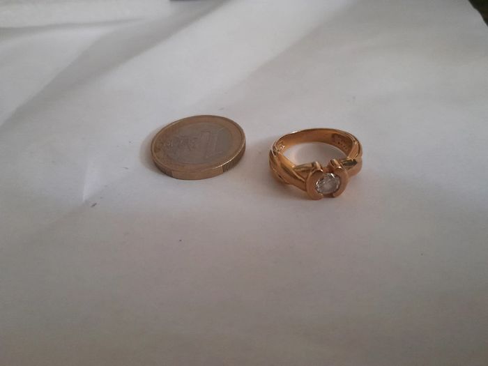 Sublime bague vintage authentique chic - photo numéro 3