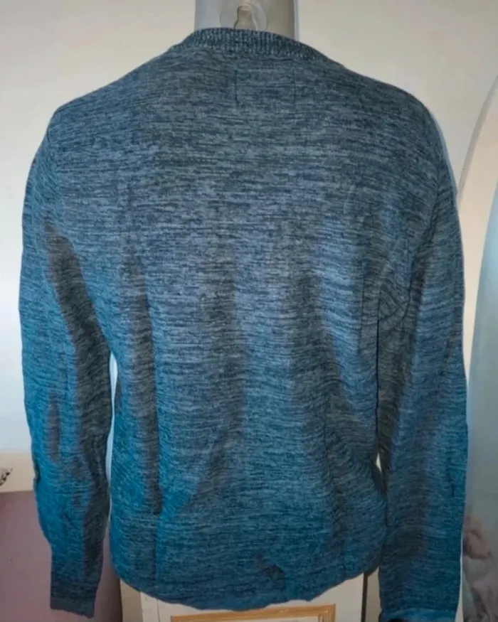 Pull homme bleu M - photo numéro 4