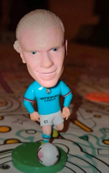 Petite figurine neuve football Erling Haaland Manchester City
