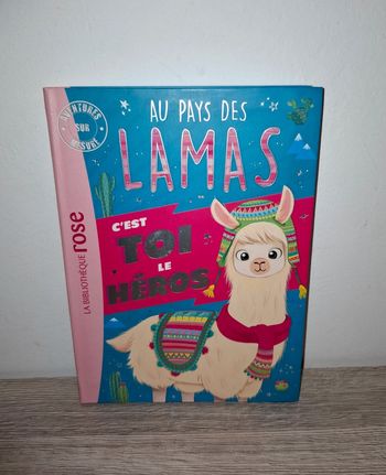 Grand livre de poche lamas c’est toi le héros