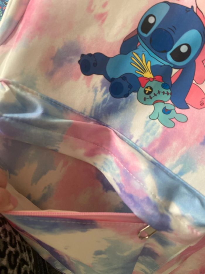Cartable sac goûté ou sport et trousse neuf stitch - photo numéro 3
