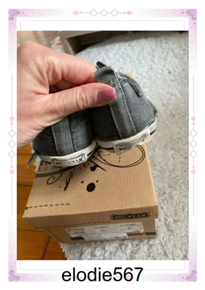 Baskets basses en toile - photo numéro 4