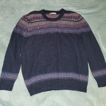 Pull Femme Vintage En Laine 🧥 Blanche Porte - Taille 50