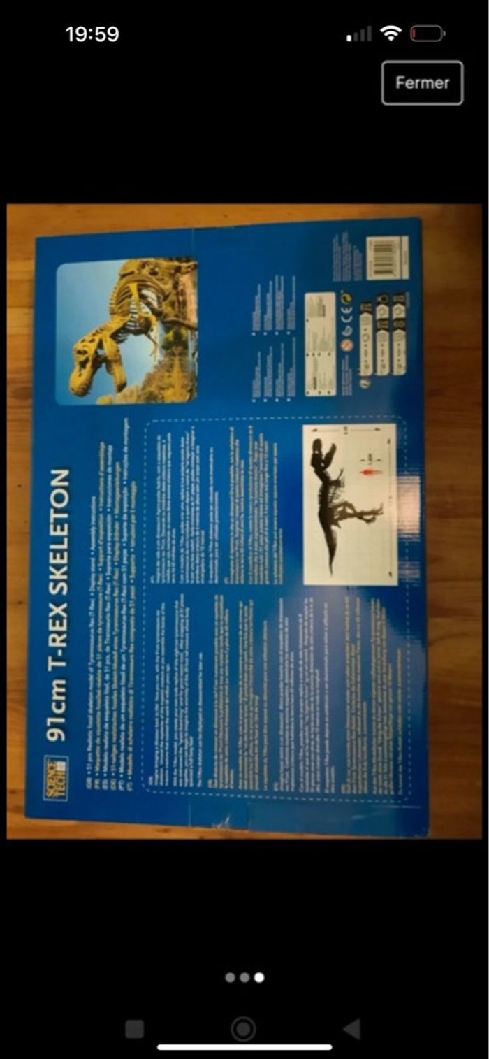 Squelette dinosaure T-REX - photo numéro 3